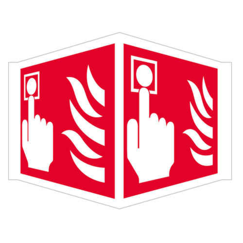 Panoramic Fire Alarm Sign (50129R)